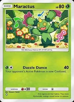 Maractus card in English