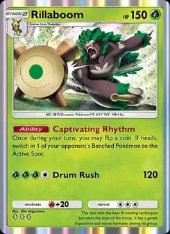 Rillaboom card in English