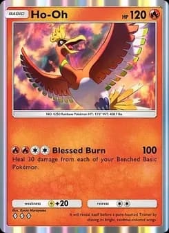Ho-Oh card in English