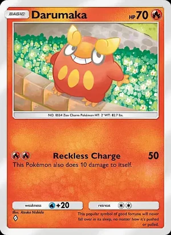 Darumaka card in English