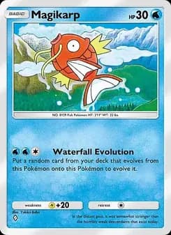 Magikarp card in English