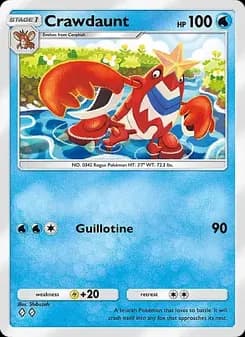 Crawdaunt card in English