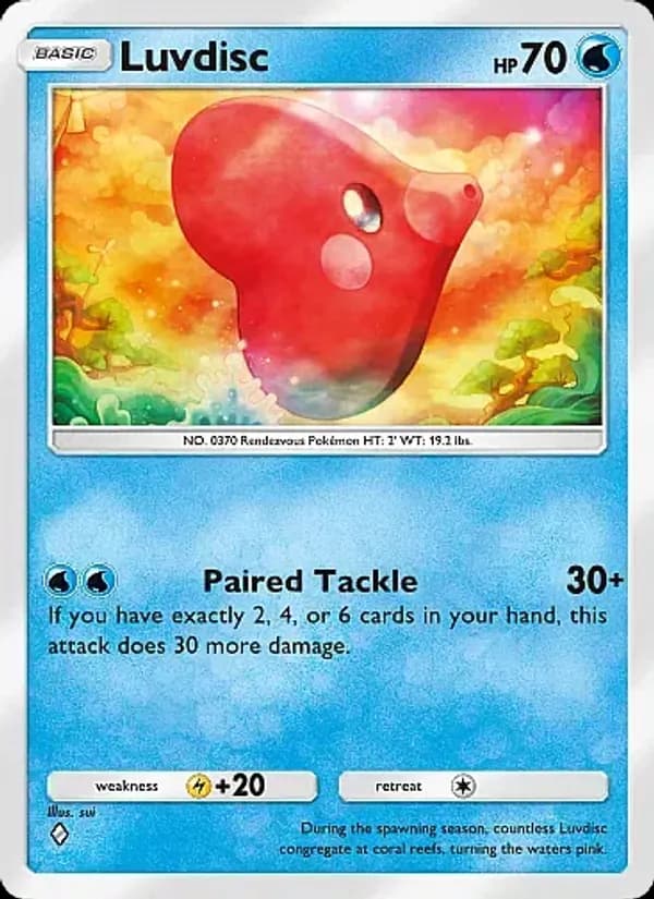 Luvdisc card in English
