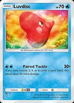 Luvdisc card in English