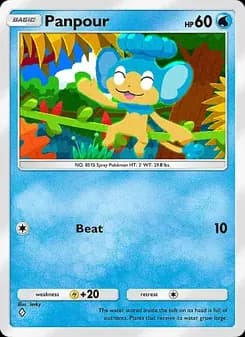 Panpour card in English