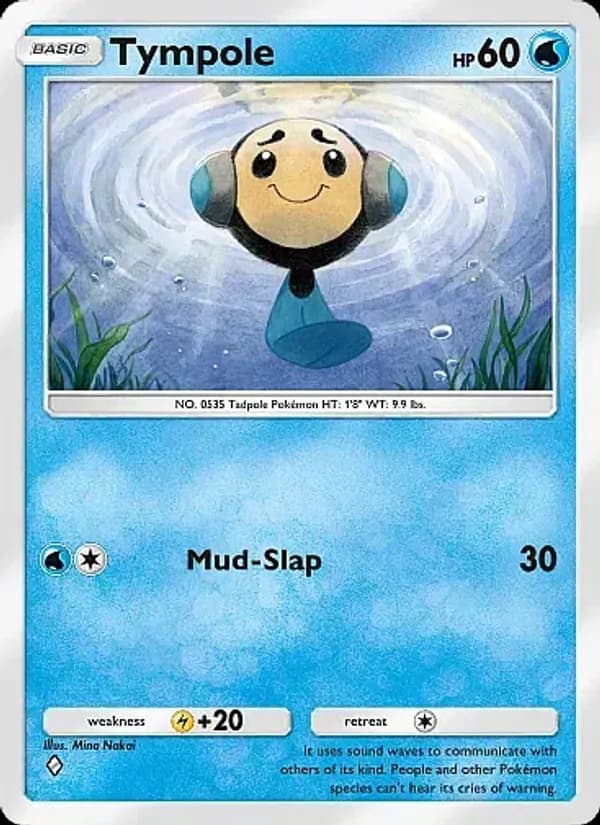 Tympole card in English