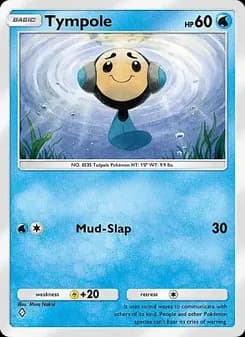 Tympole card in English