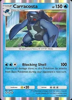 Carracosta card in English