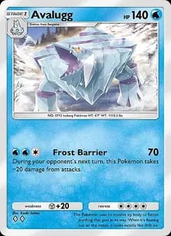 Avalugg card in English