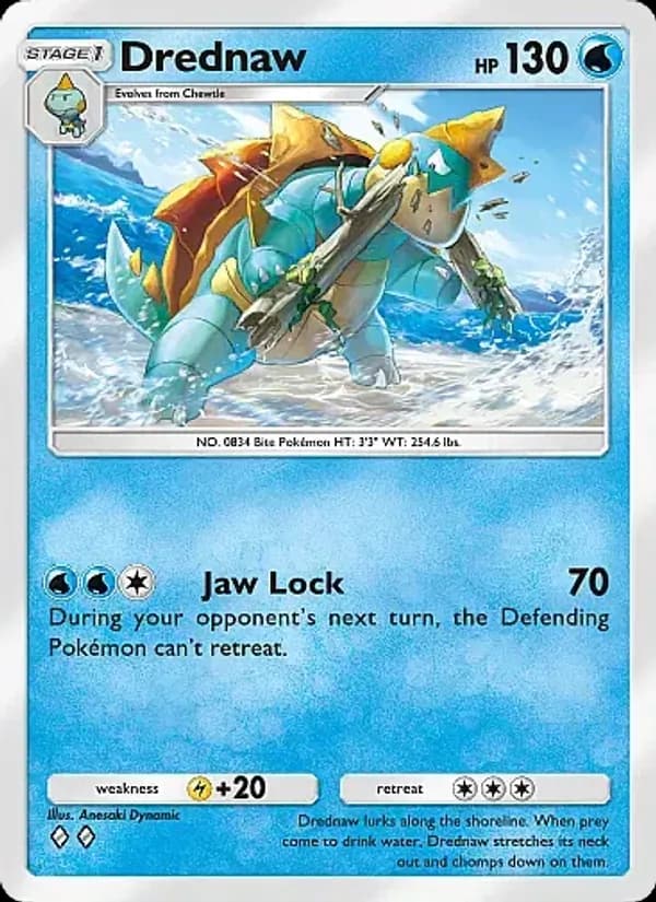 Drednaw card in English