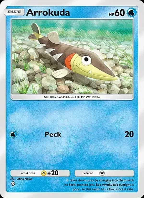 Arrokuda card in English