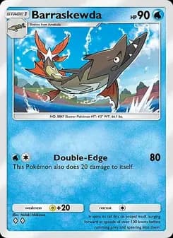 Barraskewda card in English