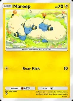 Mareep card in English