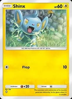 Shinx card in English