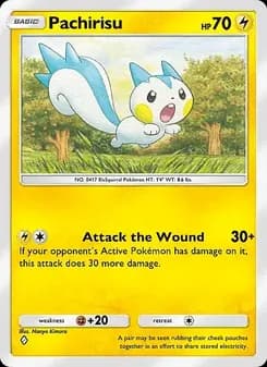 Pachirisu card in English