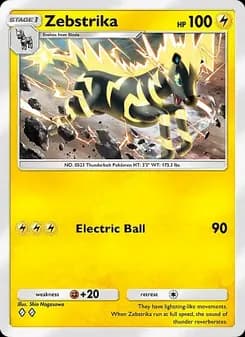 Zebstrika card in English