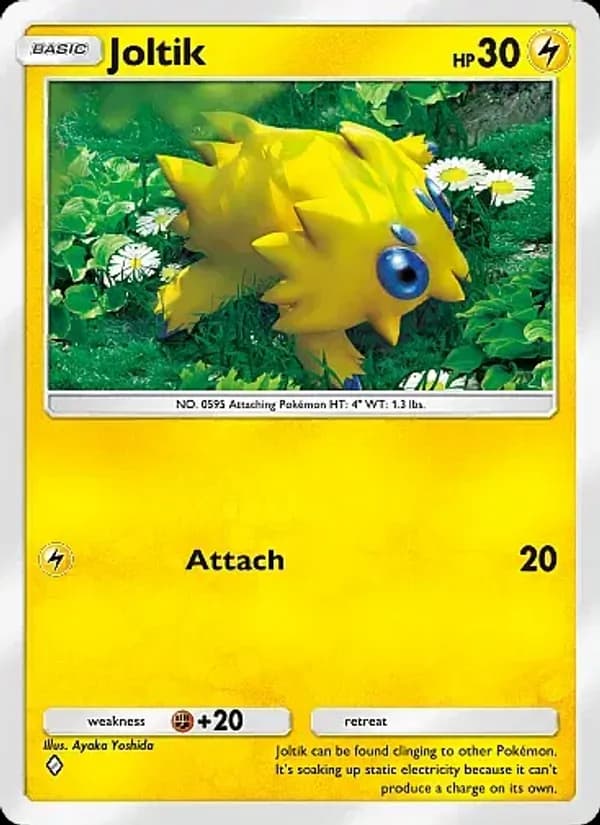 Joltik card in English