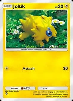 Joltik card in English