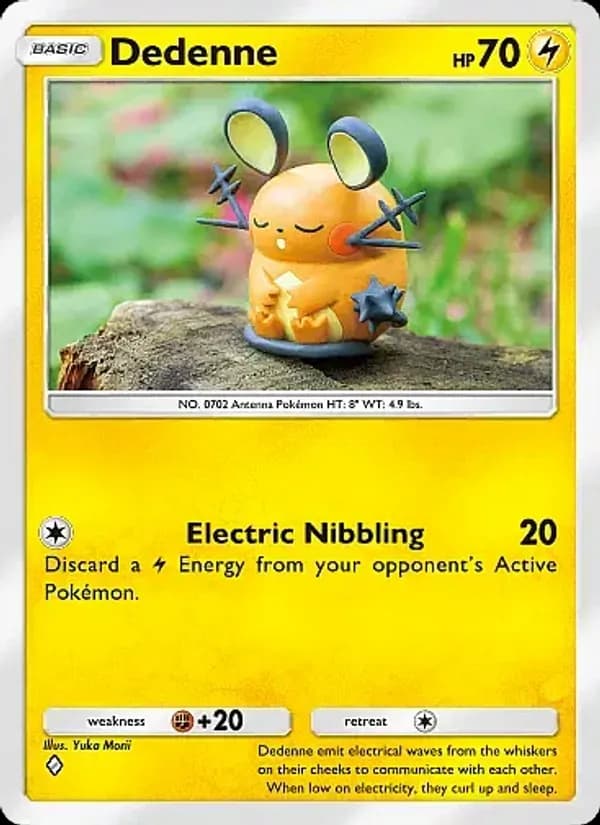 Dedenne card in English