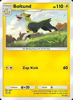 Boltund card in English