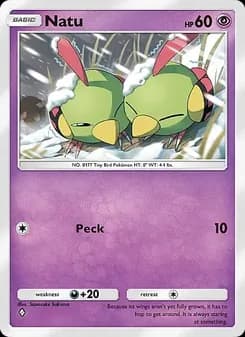 Natu card in English