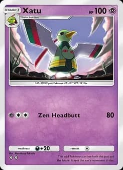 Xatu card in English