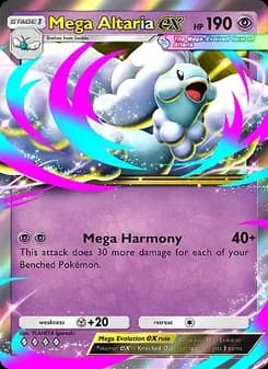 Mega Altaria ex card in English