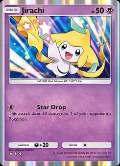 Jirachi card in English