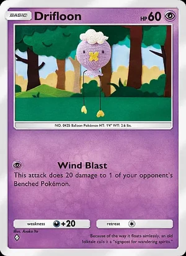 Drifloon card in English