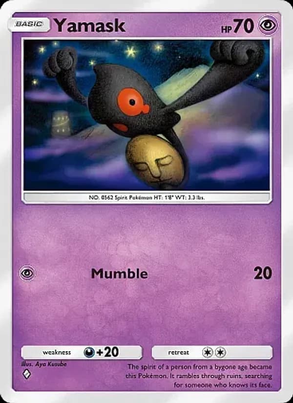 Yamask card in English