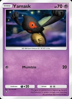 Yamask card in English