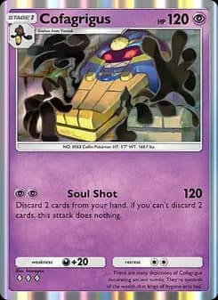 Cofagrigus card in English
