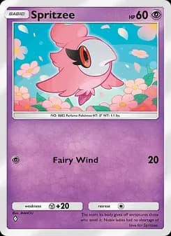 Spritzee card in English
