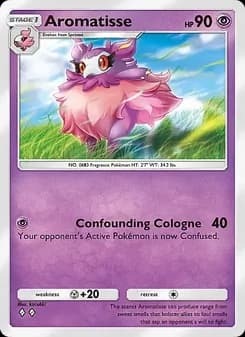 Aromatisse card in English