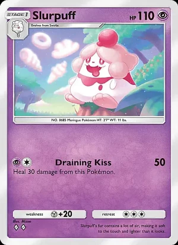 Slurpuff card in English