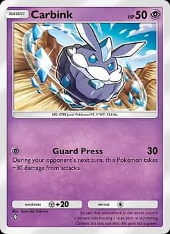 Carbink card in English