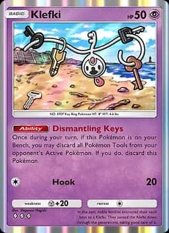 Klefki card in English