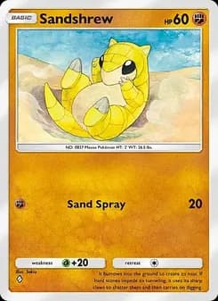 Sandshrew card in English