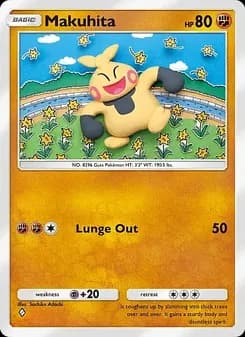 Makuhita card in English