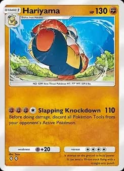 Hariyama card in English