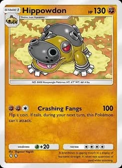Hippowdon card in English