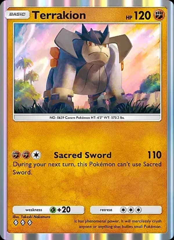 Terrakion card in English
