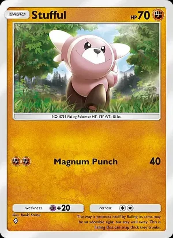 Stufful card in English