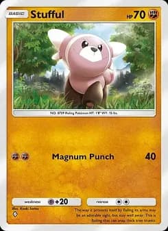 Stufful card in English