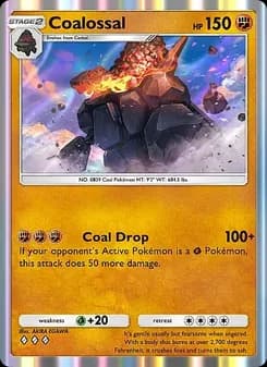 Coalossal card in English