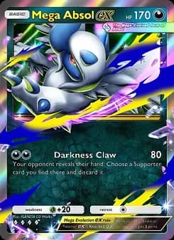Mega Absol ex card in English