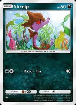 Skrelp card in English