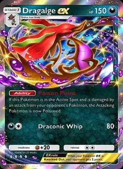 Dragalge ex card in English