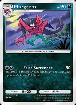 Morgrem card in English