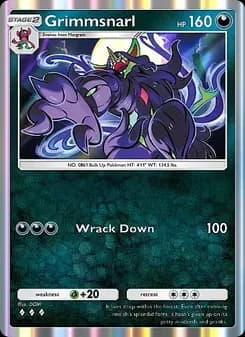 Grimmsnarl card in English